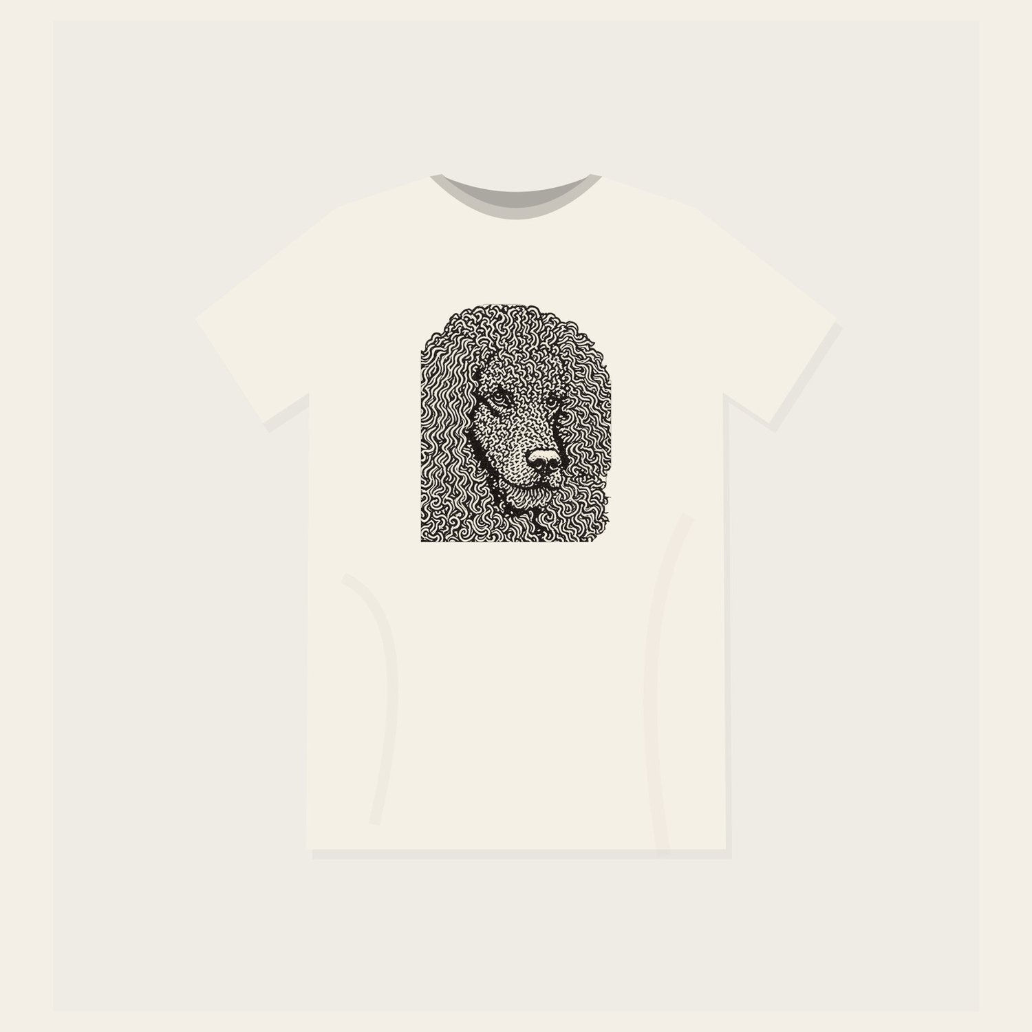 Cloud Coat Standard Poodle tee