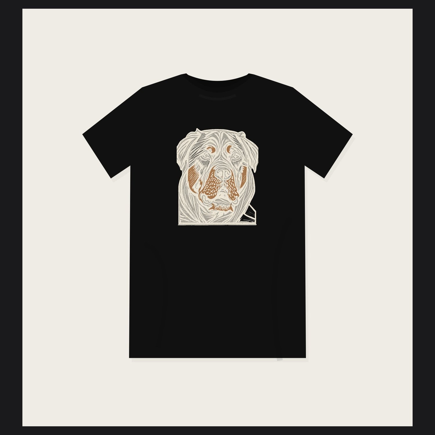 Velvet Rope Rottweiler tee